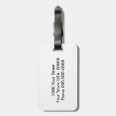 Kies uw achtergrondkleur bagagelabel (Achterkant verticaal)