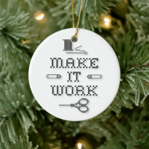 Kies uw achtergrondkleur keramisch ornament