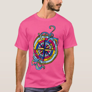 Kies uw Adventure Compass Blue T-shirt
