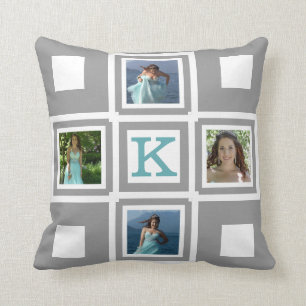 Kies uw eigen foto's en kleuren kussen