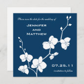 Kies uw eigen kleur! Opslaan op datum Save The Date (Voorkant / Achterkant)