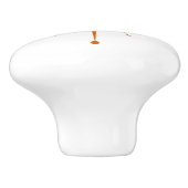 Kies uw eigen kleuren Retro Atomic Starburst Keramische Knop (Zijkant)