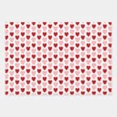 Kies uw eigen kleuren - Valentijn harten Inpakpapier Vel (Voorkant)