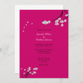 Kies uw eigen uitnodiging voor kleurhuwelijk (Voorkant / Achterkant)