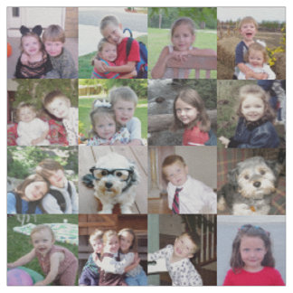 Kies uw favoriete 16 foto's om een collage te make stof
