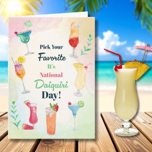 Kies uw favoriete National Daiquiri Day 19 juli Kaart