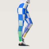 Kies UW kleur Canadian Maple Checker Rainbow Leggings (Rechts)