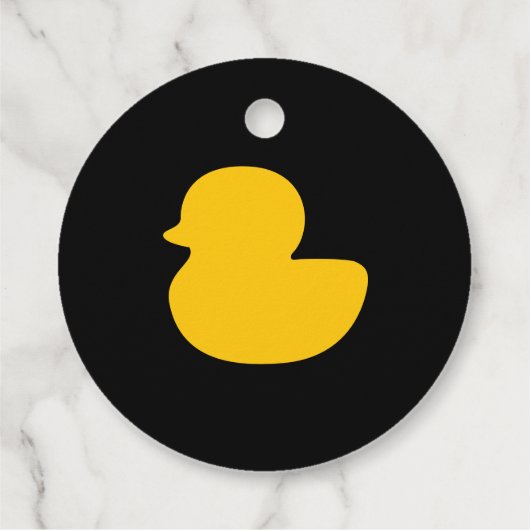 Kies uw kleur Cruise Duck Bedankjes Labels (Achterkant)