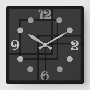 Kies uw kleur vierkante klok