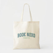 Kies uw kleuren Boek Nerd Tote Bag (Voorkant)