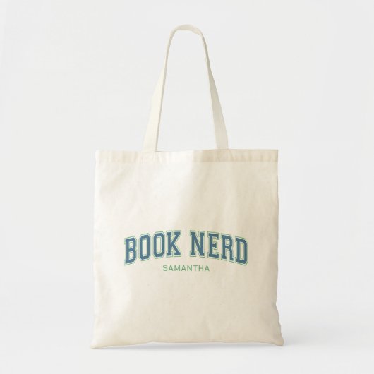 Kies uw kleuren Boek Nerd Tote Bag (Voorkant)