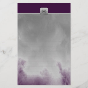 Kies uw kleurenmonogram met fijne tinten briefpapier