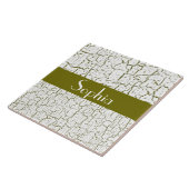 Kies uw  kleurkraakverf tegeltje (Zijkant)