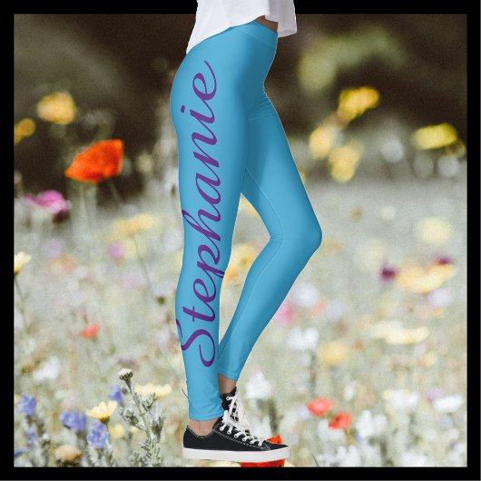 KIES UW Leggings voor aangepaste kleuren met naam