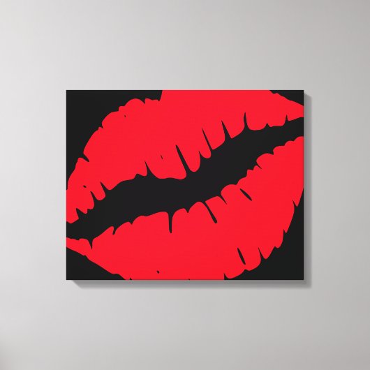 Kies uw lipstick-kleurcode canvas afdruk (Voorkant)