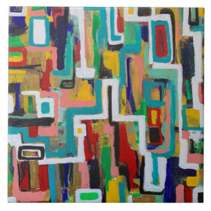Kies uw pad 6 x 6 keramische tapijten tegeltje