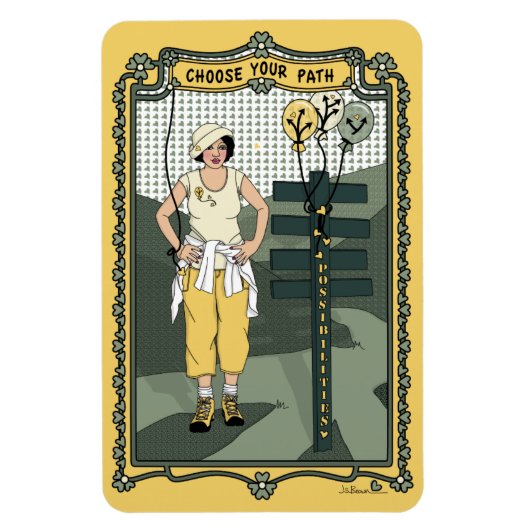 Kies uw Path_C_4x6 koelkast Magnet Magneet (Verticaal)