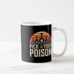 Kies uw Poison Flessen Gothic Halloween Koffiemok