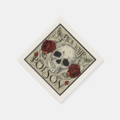 Kies uw Poison Skull servetten (Hoek)