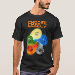 Kies verstandig voor Gamer Mana Symbols Magic T-shirt