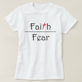 Kies Vertrouwen over angst T-shirt