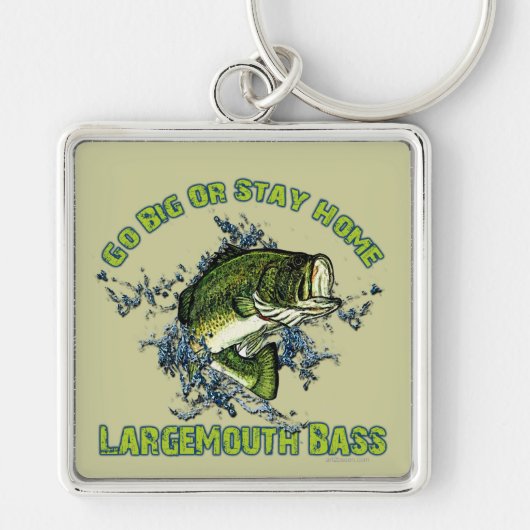 Kies voor Big or Blijf thuis Sleutelhanger (Voorkant)