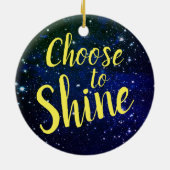 Kies voor de Shine Stars Cosmos Keramisch Ornament (Achterkant)