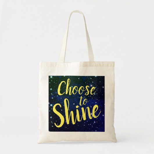 Kies voor de Shine Stars Cosmos Tote Bag (Voorkant)