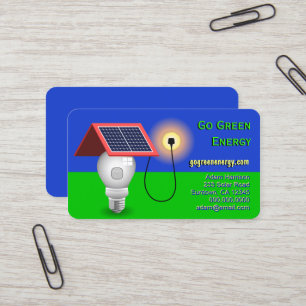 Kies voor de Visitekaartjes voor groene energie zo