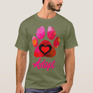 Kies voor de Waterverf van Liefde voor mijn reddin T-shirt