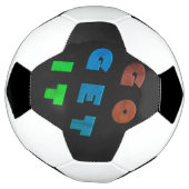 Kies voor een logo-gekleurd ontwerp voetbal (Gedraaid)