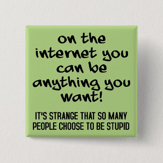 Kies voor een stoute funny Button badge Pin (Voorkant)