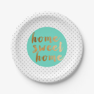 Kies voor gouden homepage Startpuntpatroon Papieren Bordje