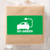 Kies voor groene ~ Drive Electric Cars Etiket (Insitu)