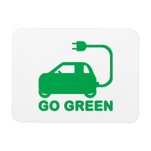 Kies voor groene ~ Drive Electric Cars Magneet
