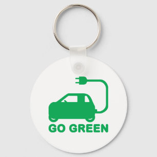 Kies voor groene ~ Drive Electric Cars Sleutelhanger