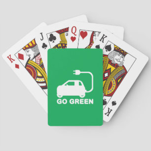 Kies voor groene ~ Drive Electric Cars Speelkaarten