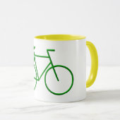 Kies voor groene fiets mok (Voorkant rechts)