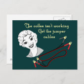 Kies voor het Jumper Cables Briefkaart (Voorkant / Achterkant)