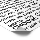 Kies voor het levenslogboek poster (Hoek)