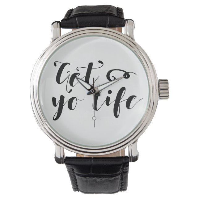Kies voor je levensstandaard horloge (Voorkant)