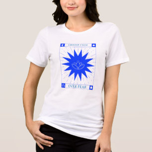 Kies voor kalmte boven angst Tri-Blend shirt