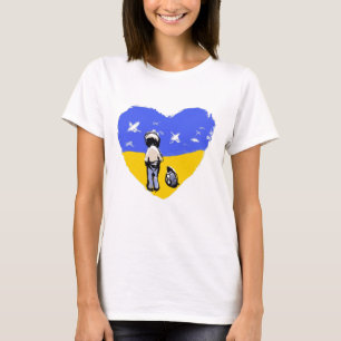 Kies voor Love No War Ukraine T-shirt