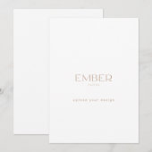 Kies voor Papier 5x7 Aangepast Uitnodigen Upload U Kaart (Voorkant / Achterkant)