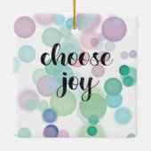 Kies voor plezier keramisch ornament (Achterkant)