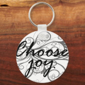 kies voor plezier sleutelhanger (Voorkant)