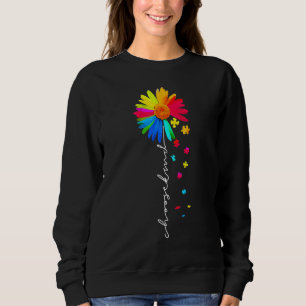 Kies voor Sind Autism Awareness Rainbow Sunflower Trui