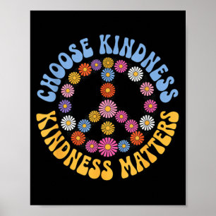 Kies voor Vriendelijkheid Madelief Bloem Vrede Vri Poster