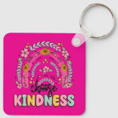 Kies voor vriendelijkheid sleutelhanger (Achterkant)