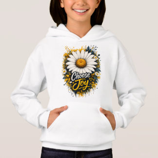 Kies voor vrolijkheid Daisy bloem kids hoodie